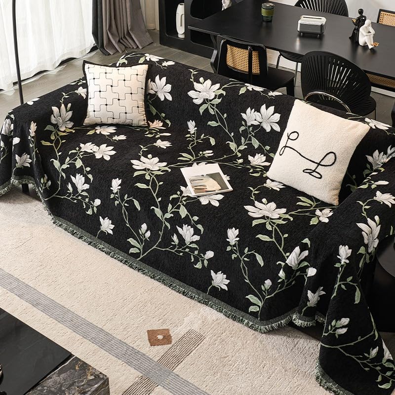 Housse de canapé d'angle en chenille pour transformer votre salon en un cocon chaleureux