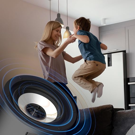 Arylic CK30C 3 Round Recessed Ceiling Speaker, 16 Core Silk Film Tweeter 30-60W Coaxial Passive Speaker. Dust and Moisture Resistant, Suitable for Patio, Bathroom, Public Places Various Scenes