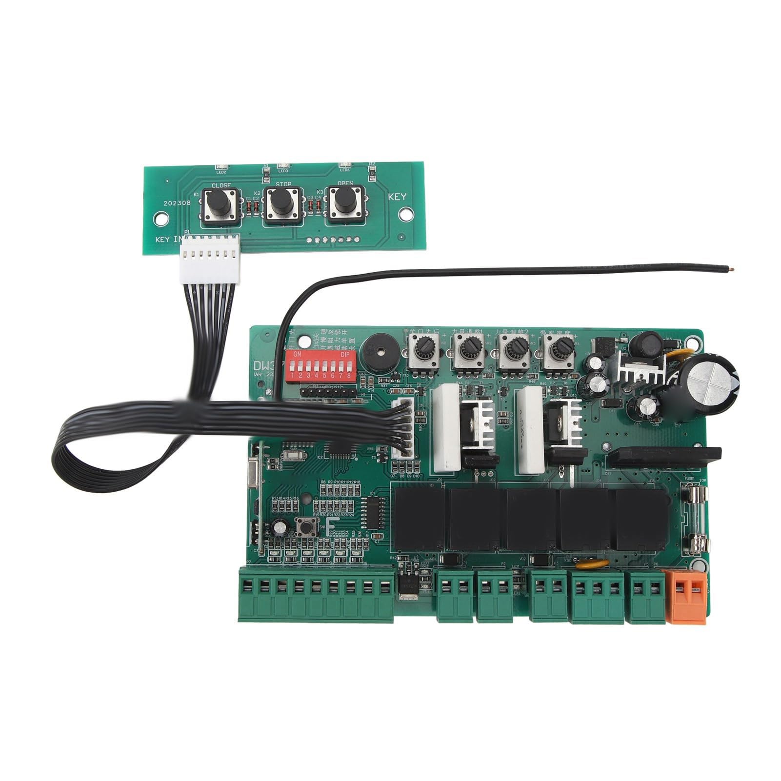 Panneau de Commande de Moteur de Portail Coulissant Commutateur Manuel 220V