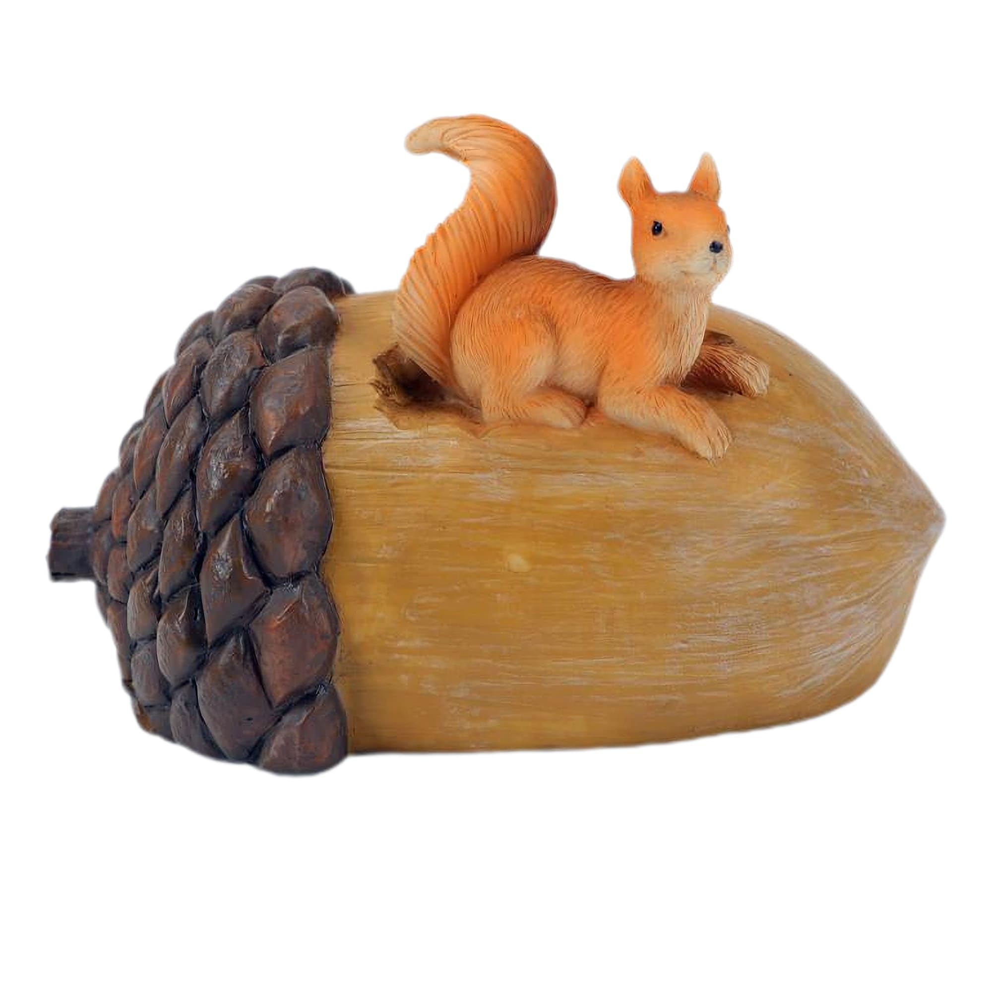 Amazon.com: Niwhydi Key Hiders Outside Acorn Squirrel Figurine
