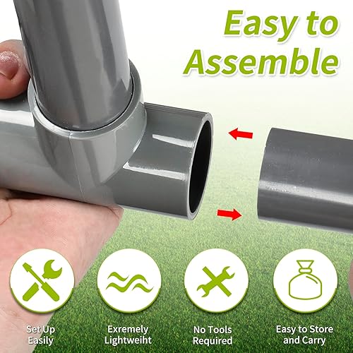 Miniatura 5 de BADALU Zona de huelga 2 en 1 y red de lanzamiento para sóftbol y béisbol de plástico. Objetivo de zona de golpe de béisbol fácil de configurar y