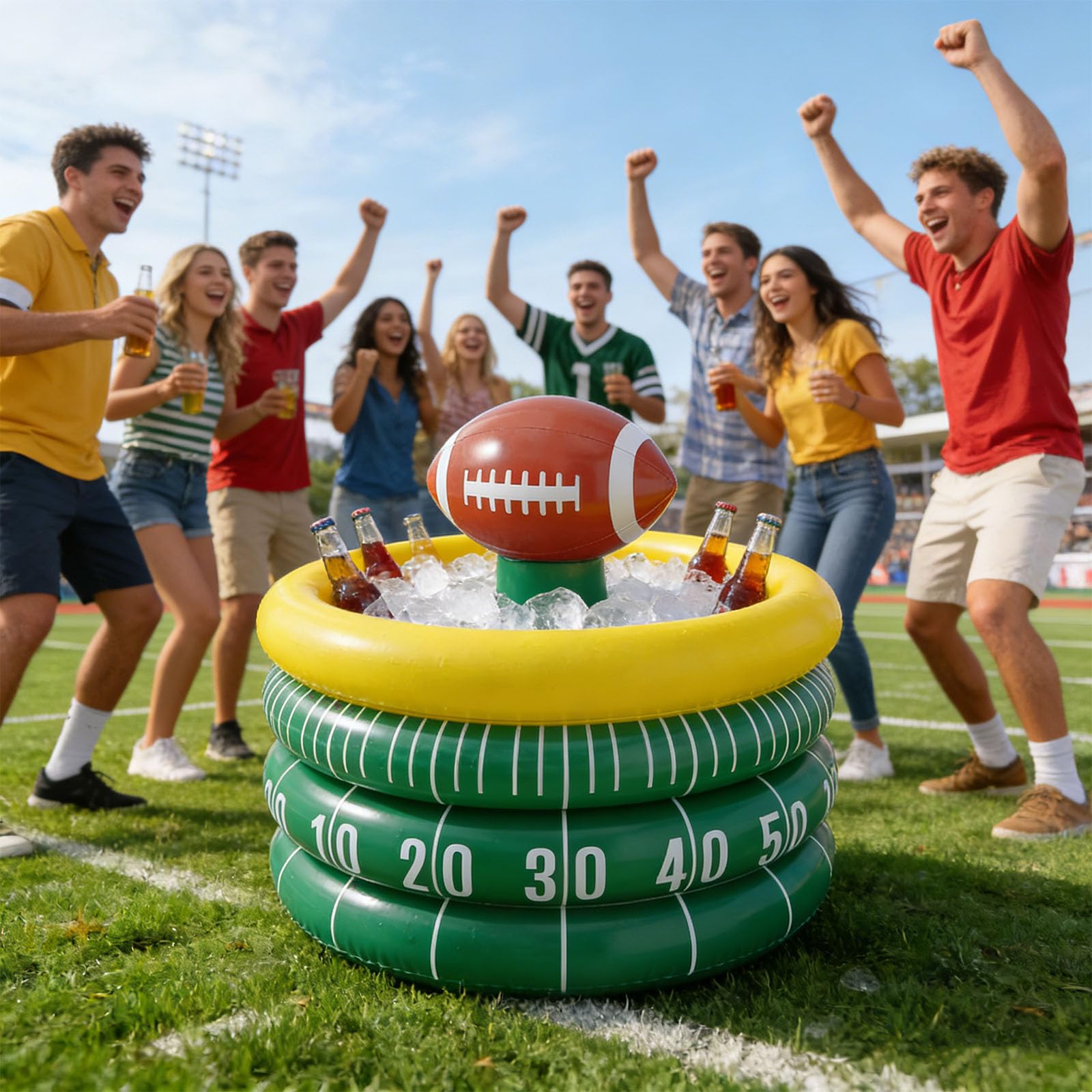 Kangql Pvc Football Molded Air Filled Refrigerator For Pool Parties Backpacking And Social Incidents Party Refrigerator on Fridge.com - View 2