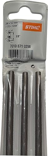 Miniatura 2 de Stihl 5605-750-4305 Afilador de motosierra y 7010-871-0398 paquete de 3 fichas de repuesto