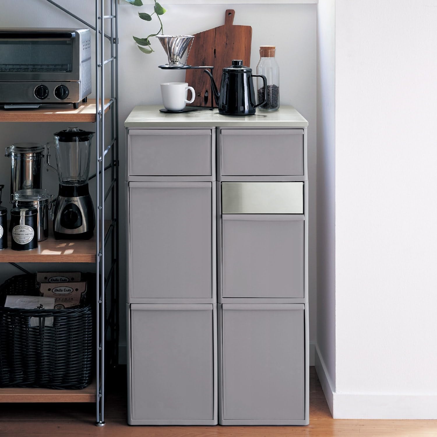 Amazon｜[ベルメゾン] ゴミ箱 ふた付き 縦型 分別 ダストボックス