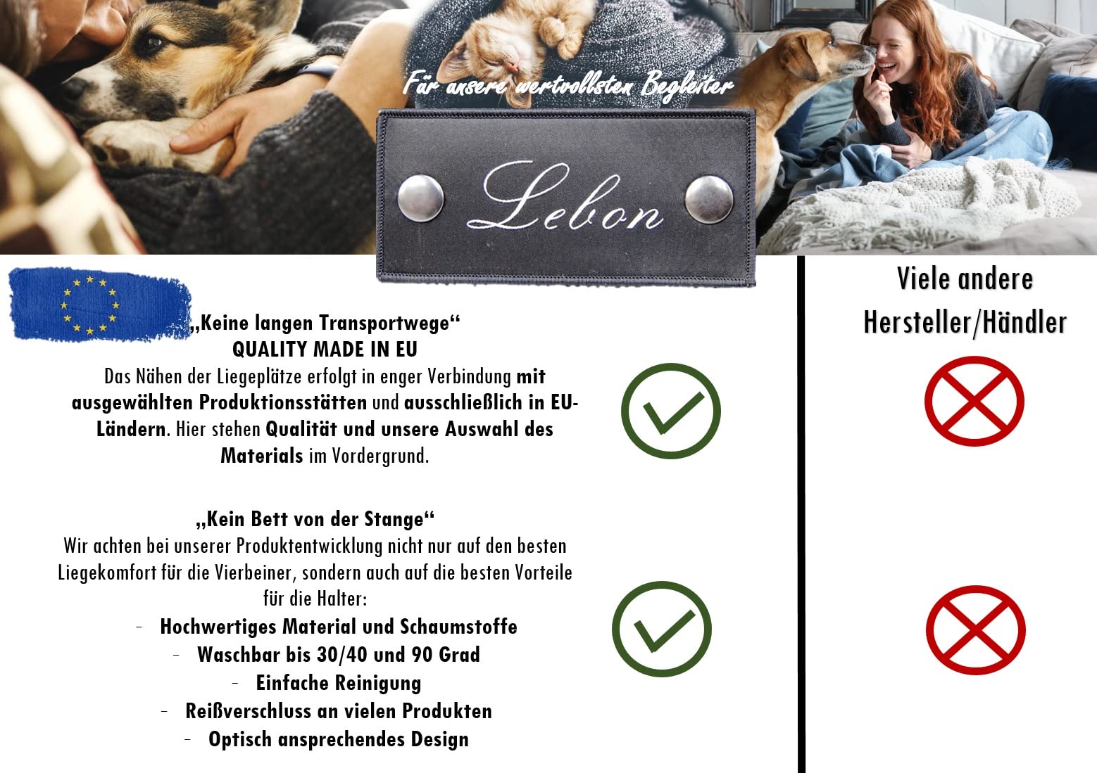 Lebon - Banki - 2 STÜCK - Fensterkissen - Fensterliegekissen - Fensterbankliegeplatz - Fensterbankkissen Kissen Katzenbett - 60x25 - Kuschelweich - Ideal zum ausruhen am Fenster