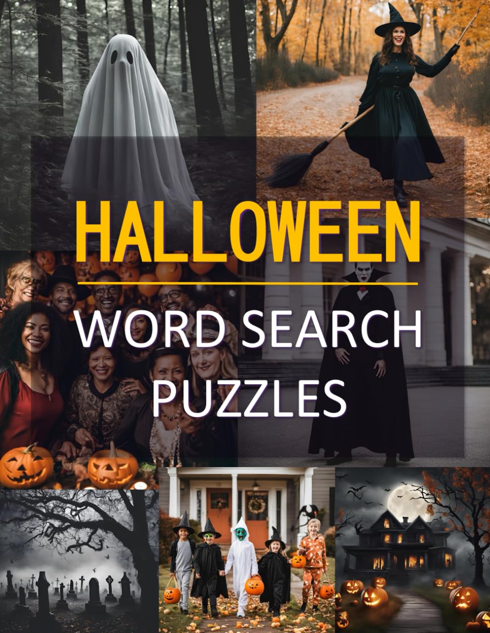 Halloween Word Search Puzzles: Haunting Halloween Word Search: Unearth the Secrets of Spooky Season!