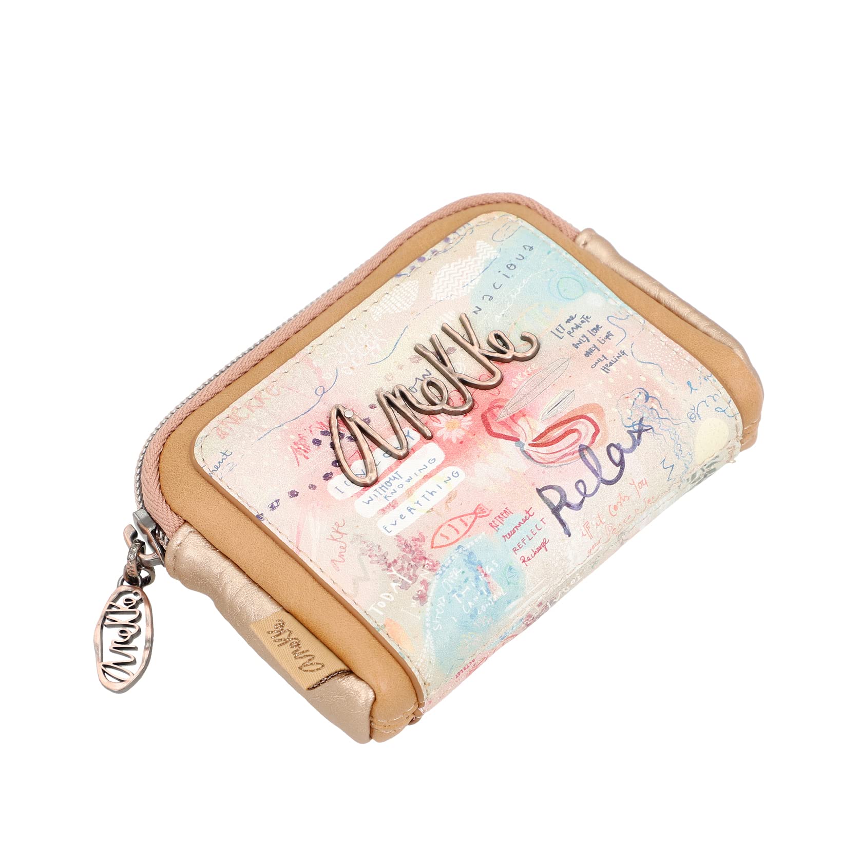 Anekke - Zaino grande da donna - Zaino in ecopelle con manici e tasche