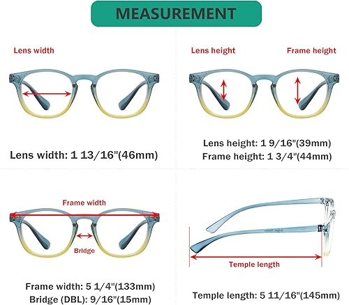 Miniatura 3 de Eyekepper Paquete de 5 lentes de lectura para mujer (uno para cada color, 2.75)