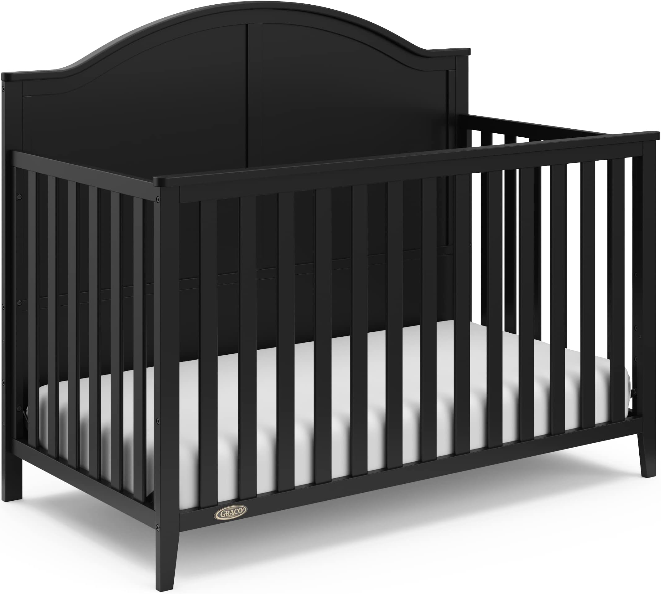 Graco Wilfred 5in1 Convertible Crib (Black) GREENGUARD