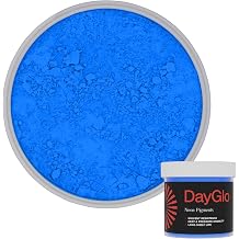 DayGlo Neon Pigment Horizon Blue | Fluorescent Color Pigment Powder | HighVisibility Daylight Neon | For Paint, Ink, Plastic, Resin, Crafts & Industrial Use - 4oz