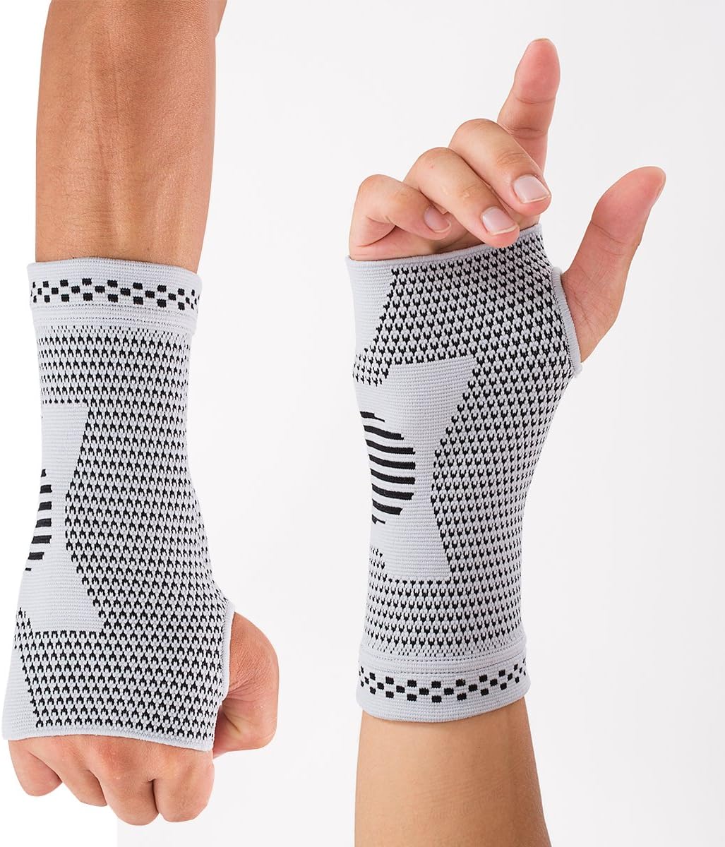 Forwish 1 Pair Wrist Compression Sleeve Hand Brace for
