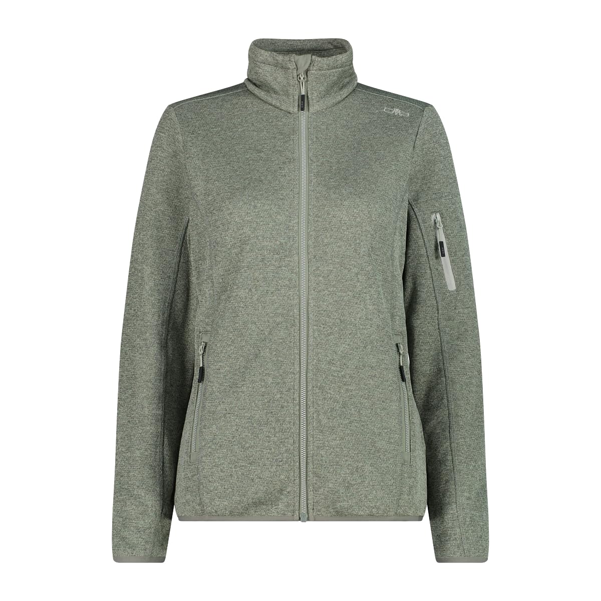 CMP Damen Knitted Mesh Jacke Fleecejacke Fleecepullover
