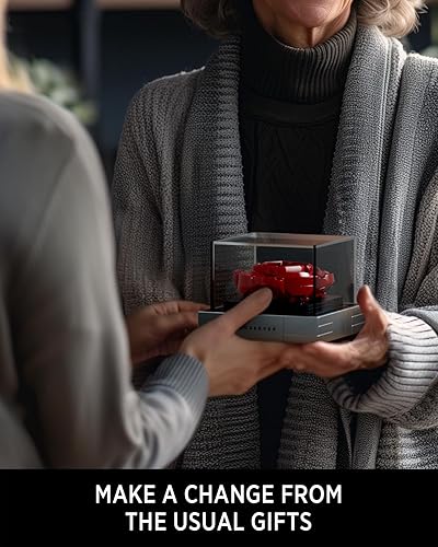 Miniatura 6 de Nifeliz ROSEEVER NF10256 - Juego de construcción de flores artificiales, decoración única para el día de la madre, ideal para cumpleaños,