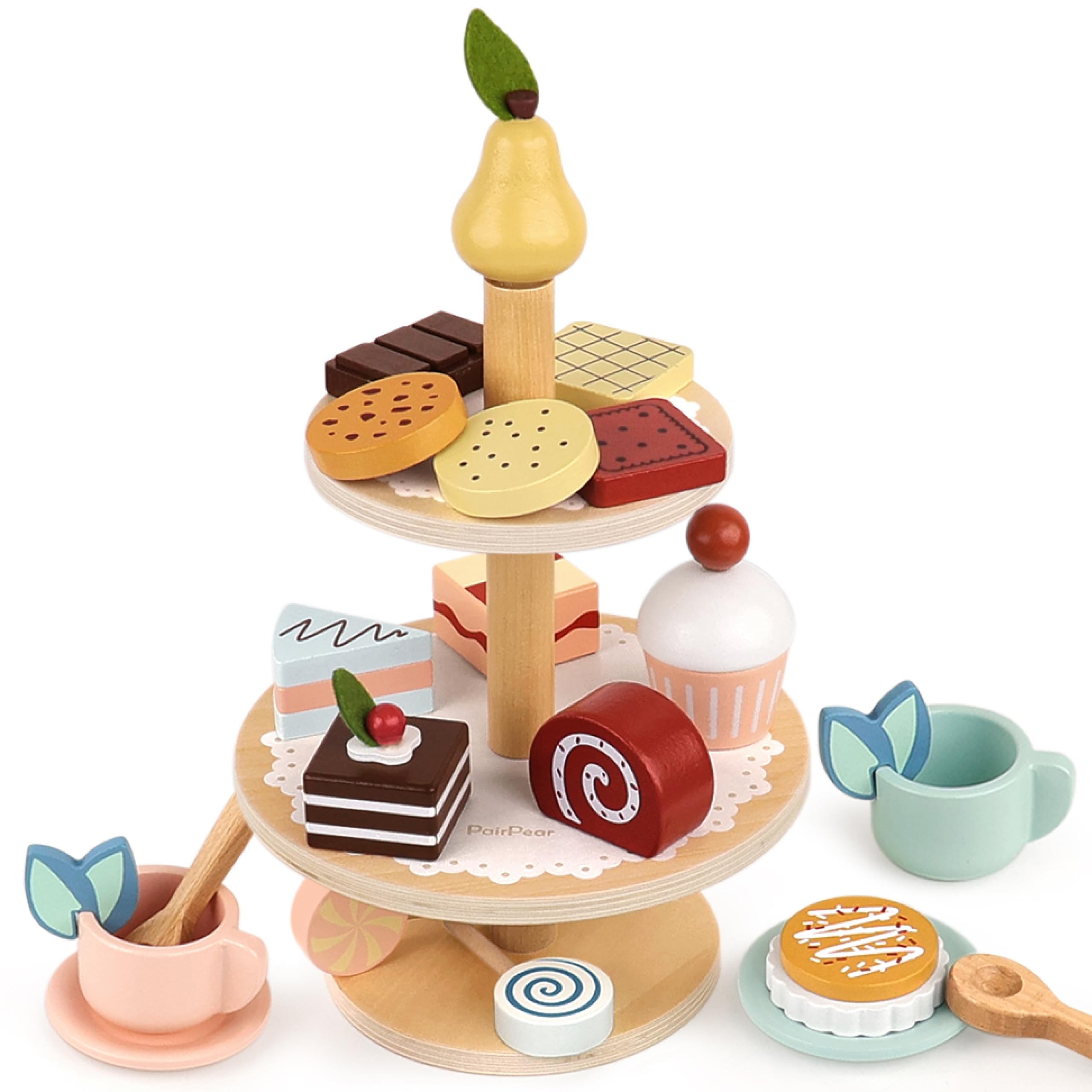 PairPear Dessert Stand Tea Set