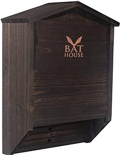 The Ultimate Wooden Bat House for Outdoors - A Large Double Chamber Box Perfectly Designed to Attract Bats - Durable and E...