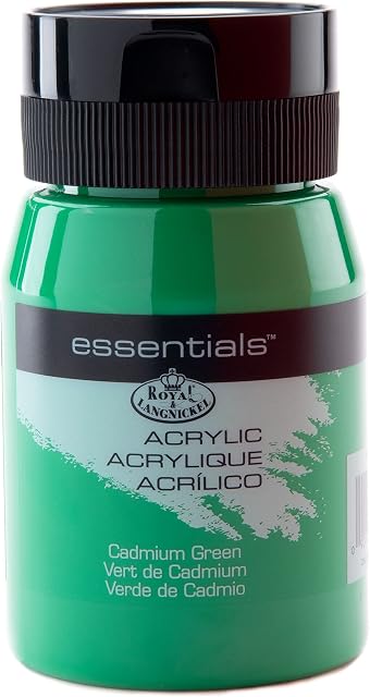 Royal & Langnickel RAA-5117 Essentials 500ml Acrylic Paint - Cadmium Green