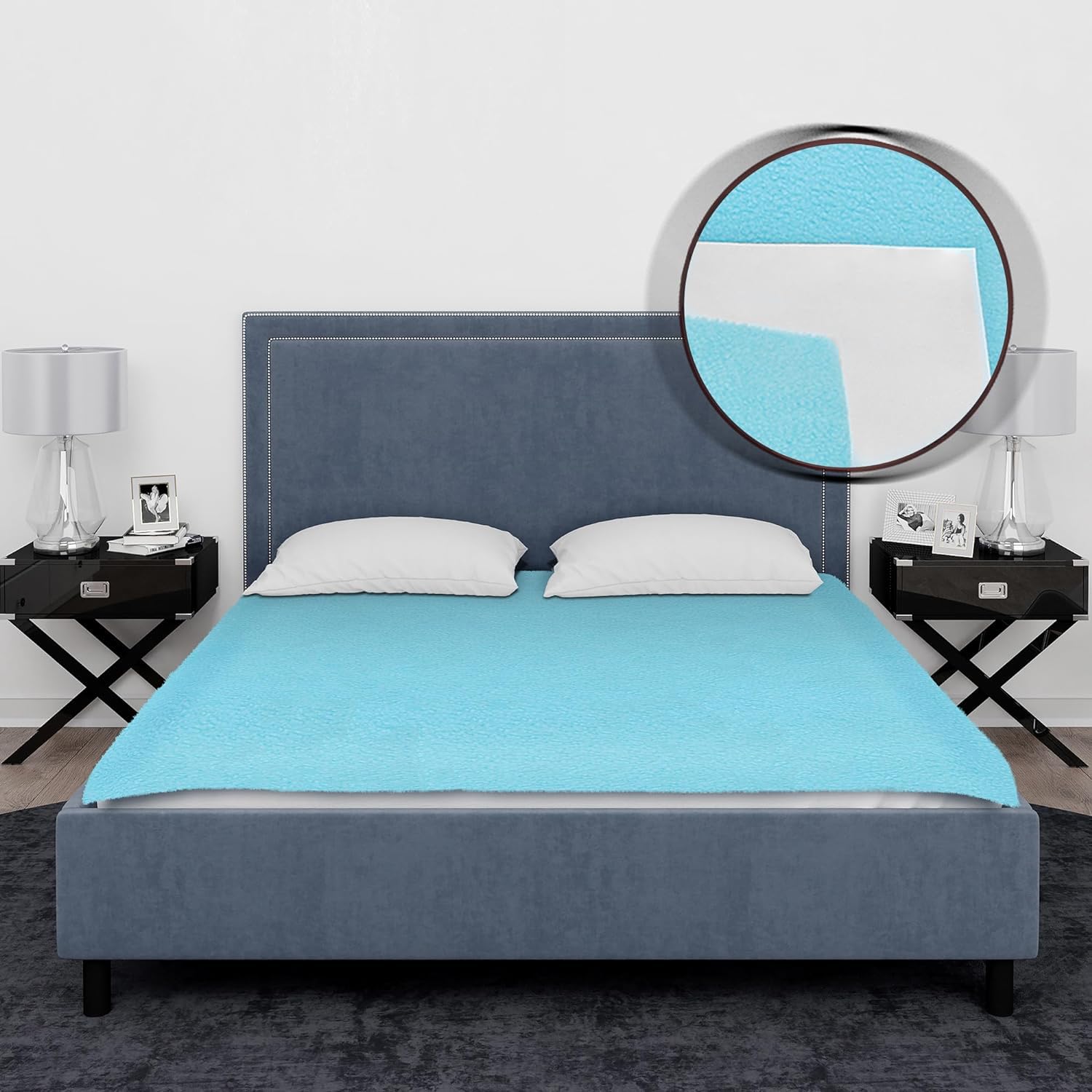 Bumpers Waterproof Quick Dry Protector Dry Sheet |Breathable and Hypoallergenic Ultra Soft Fitted Baby Bed Protector She
