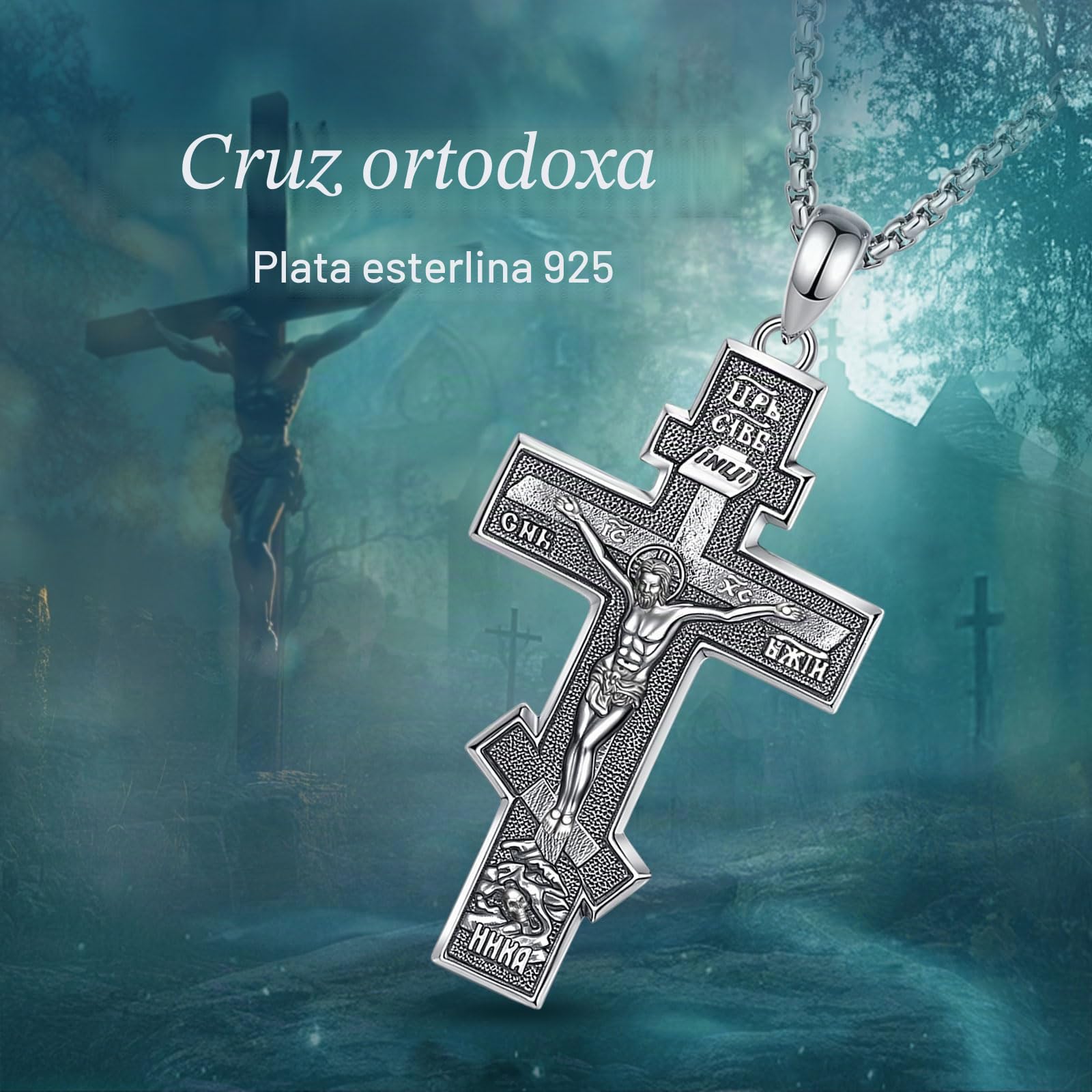 EUDORA Plata de Ley 925 Medalla de San Benito/San Judas Tadeo/San Migue/San Cristóbal Arcángel Rafael San José Collar Sello de los 7 Arcángeles Colgante Joyería Regalo para Mujer Hombre