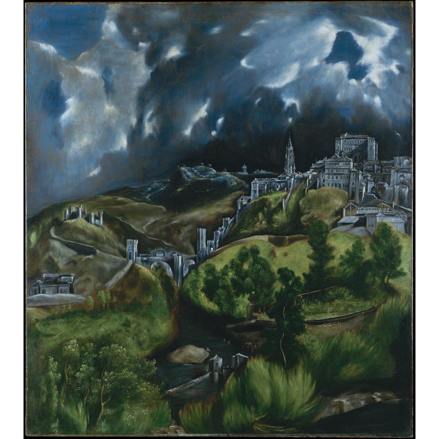 Impression giclée El Greco Vue de Tolède pour habiller un grand mur vide - 2