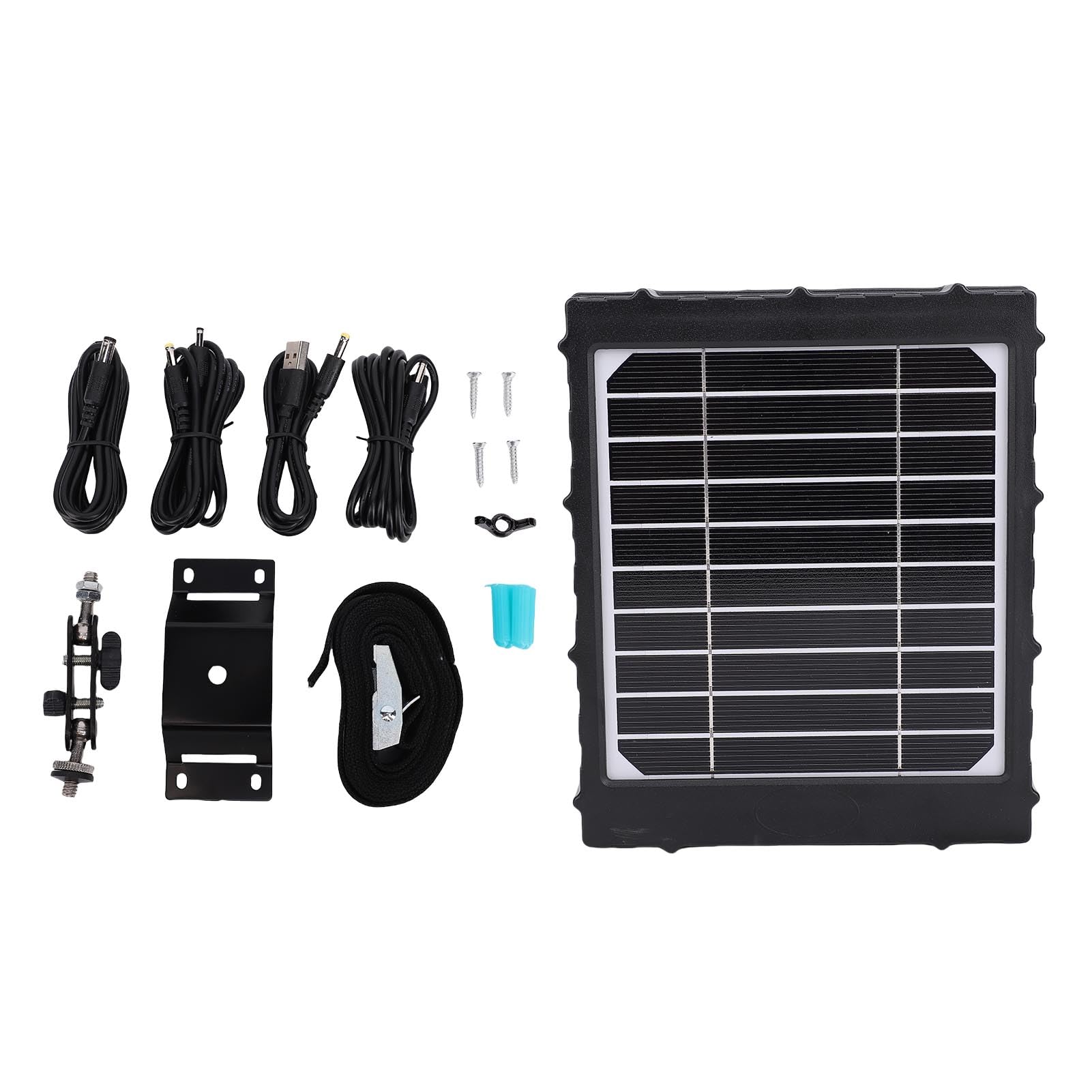 Caricatore a Pannello Solare Efficiente Alimentatore Monocristallino da 8000 MAh per la Fotografia di Giochi con Fotocamera da Trail All'aperto