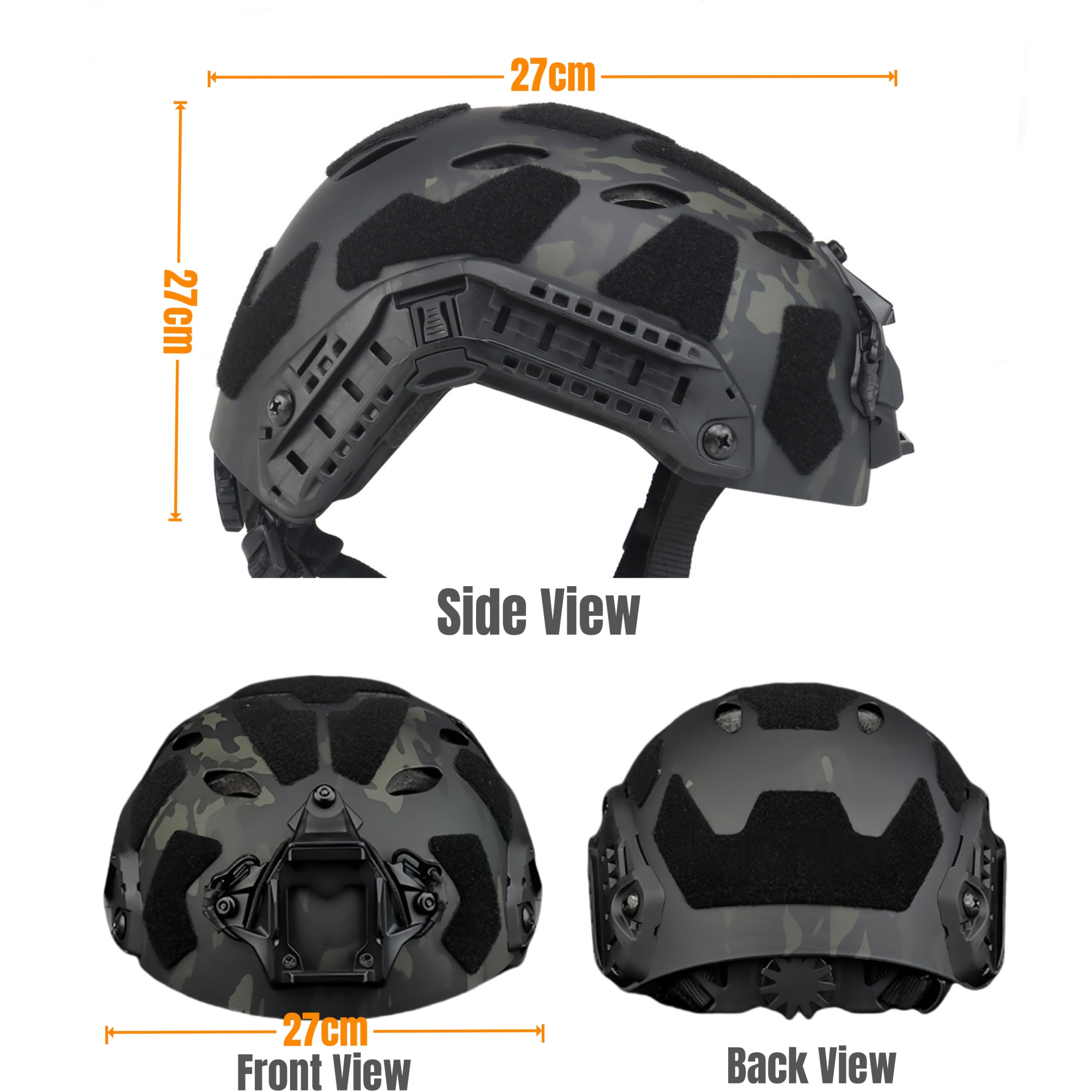 Casco tattico veloce leggero protettivo SF S.uprt casco alto taglio paintball airsoft dispositivo di visione notturna