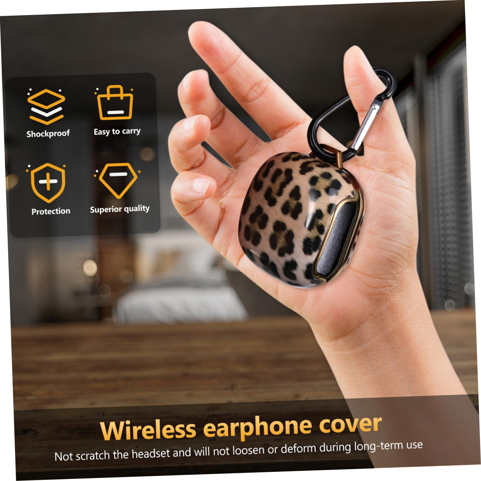 DOITOOL Estuche Elegante para Auriculares De 3 Piezas para Auriculares Portátiles En Soporte para Resistente A Los Arañazos
