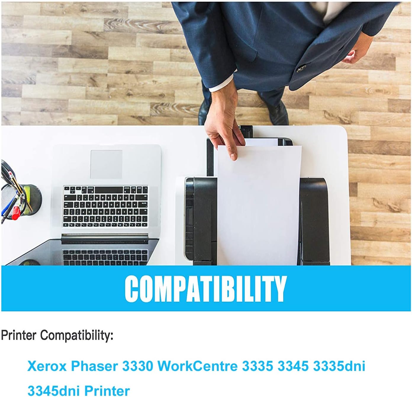 Cheapest 🛒 Remanufactured 106R03624 3335 Toner Cartridges Compatible for Xerox 3330 3345 Toner for Xerox Phaser 3330 WorkCentre 3335 3345 3335dni 3345dni Printer,High Yield 1,5000 Pages,DIGITONER(Black, 2Pack)