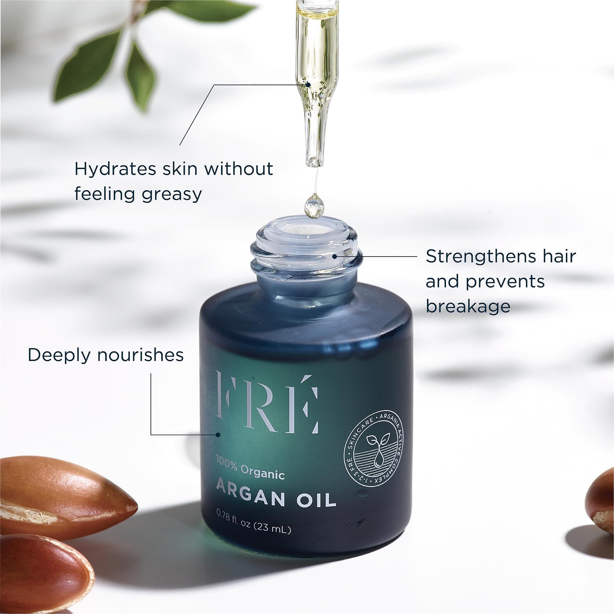 Amazon.com: FRE Skincare 100% Organic Argan Oil for Hair, Skin