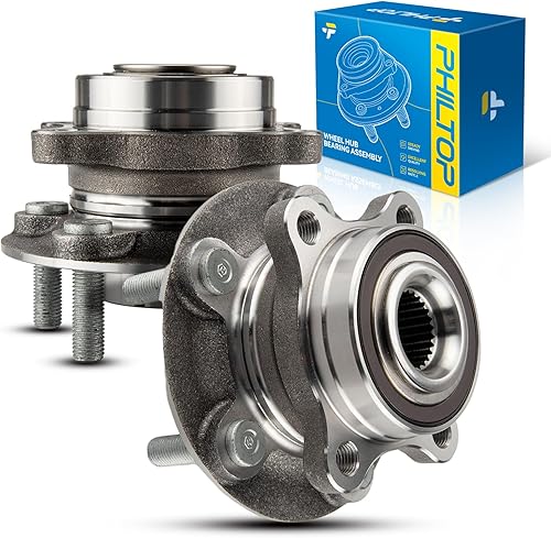 Miniatura 39 de PHILTOP 513294 Conjunto de cubo de rodamiento de rueda delantera 5 lengüetas para Nissan Altima 2007 2008 2009 2010 2011 2012 Conjunto de cojinete