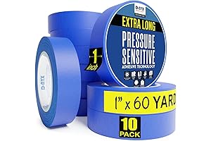 1-Inch Painter's Tape: Precision Lines and Residue-Free Removal