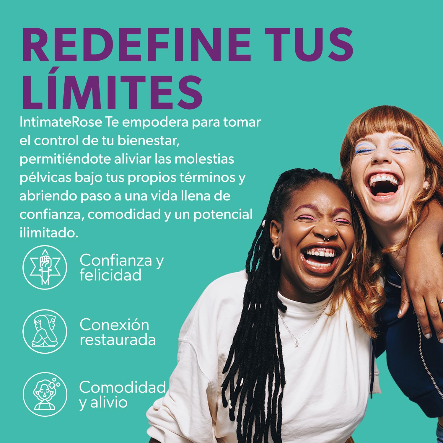 Intimate Rose Varita con vibración para aliviar el dolor muscular pélvico - Uso en Fisioterapia Pélvica para la Liberación de Puntos Nerviosos y Puntos Sensibles - Hombres y Mujeres