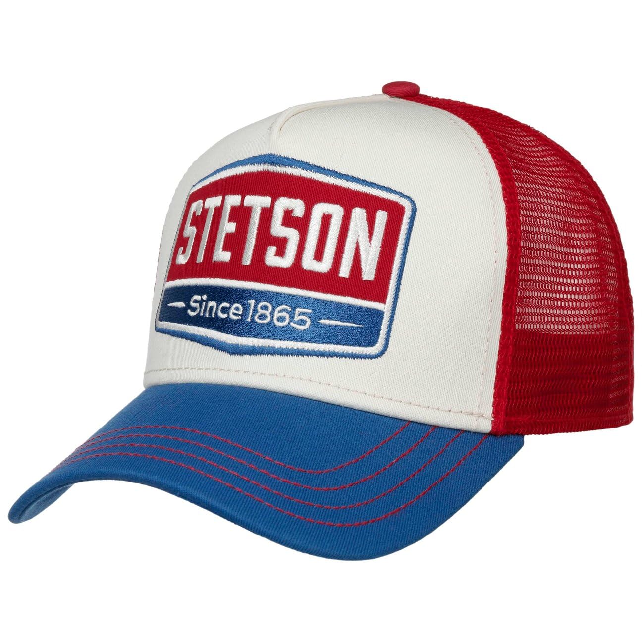 Stetson Gorra de Camionero Patrulla para Hombre/Mujer, Gorra de béisbol de algodón, tamaño Ajustable, Gorra con Inserto de Malla, Gorra de Camionero para Invierno/Verano, Gorra Curvada - 5
