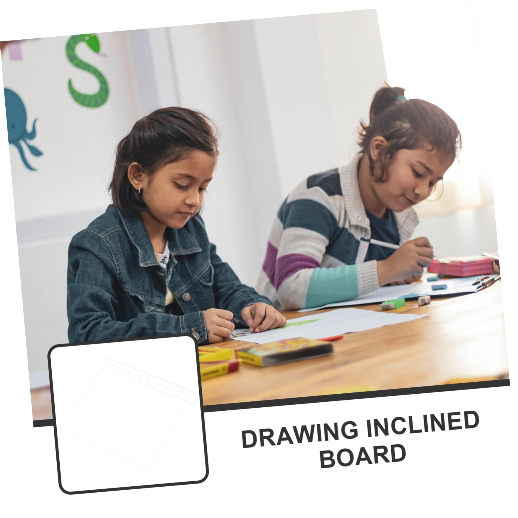 Acryl Zeichentafel Mit Schrägem Design Transparente Wasserfeste Malpalette Für Junge Mädchen Und Erwachsene Vielseitig Einsetzbar Für Schreiben Zeichnen Und Lesen
