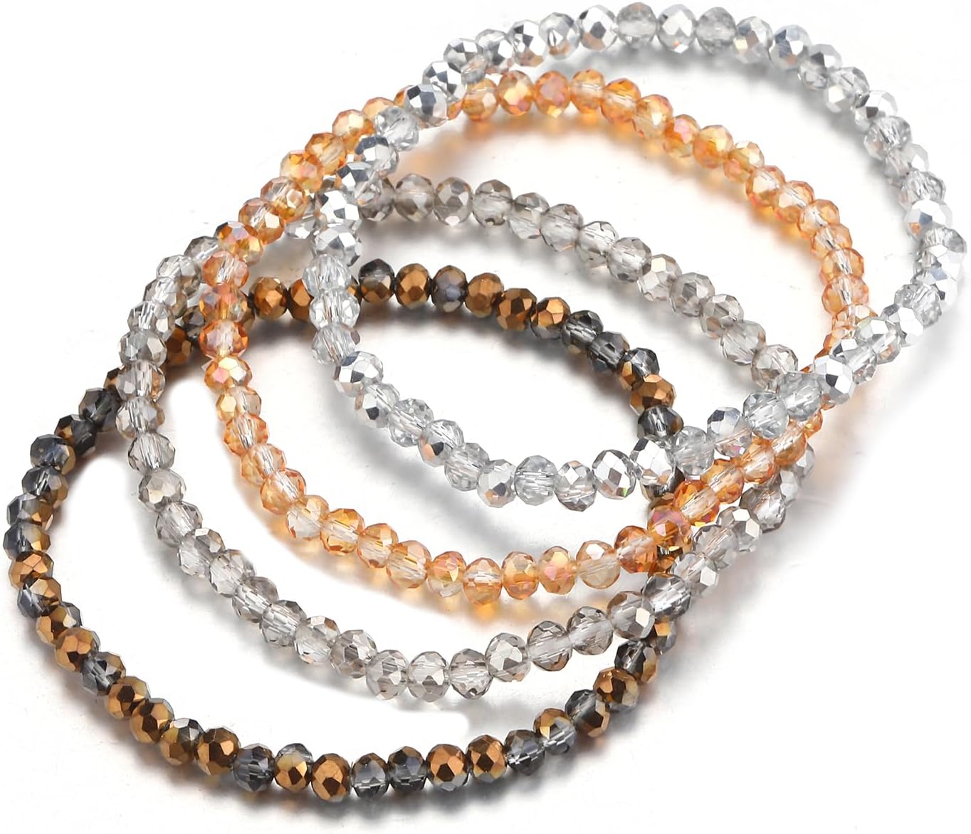 Noessla Beaded Boho Stretch Bracelet Colorful Stackable Crystal Beads Bracelets Trendy Costume Jewelry Mothers Day Gifts for Women - Image 2