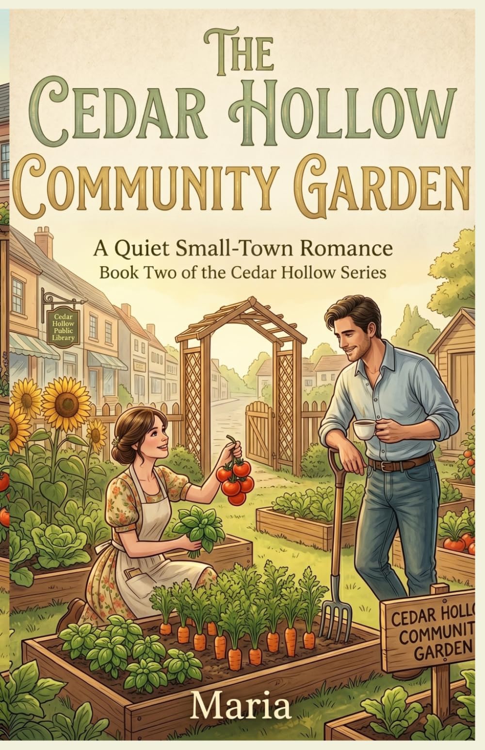 THE CEDAR HOLLOW COMMUNITY GARDEN: A Quiet Small-Town Romance Book Two of the Cedar Hollow Series