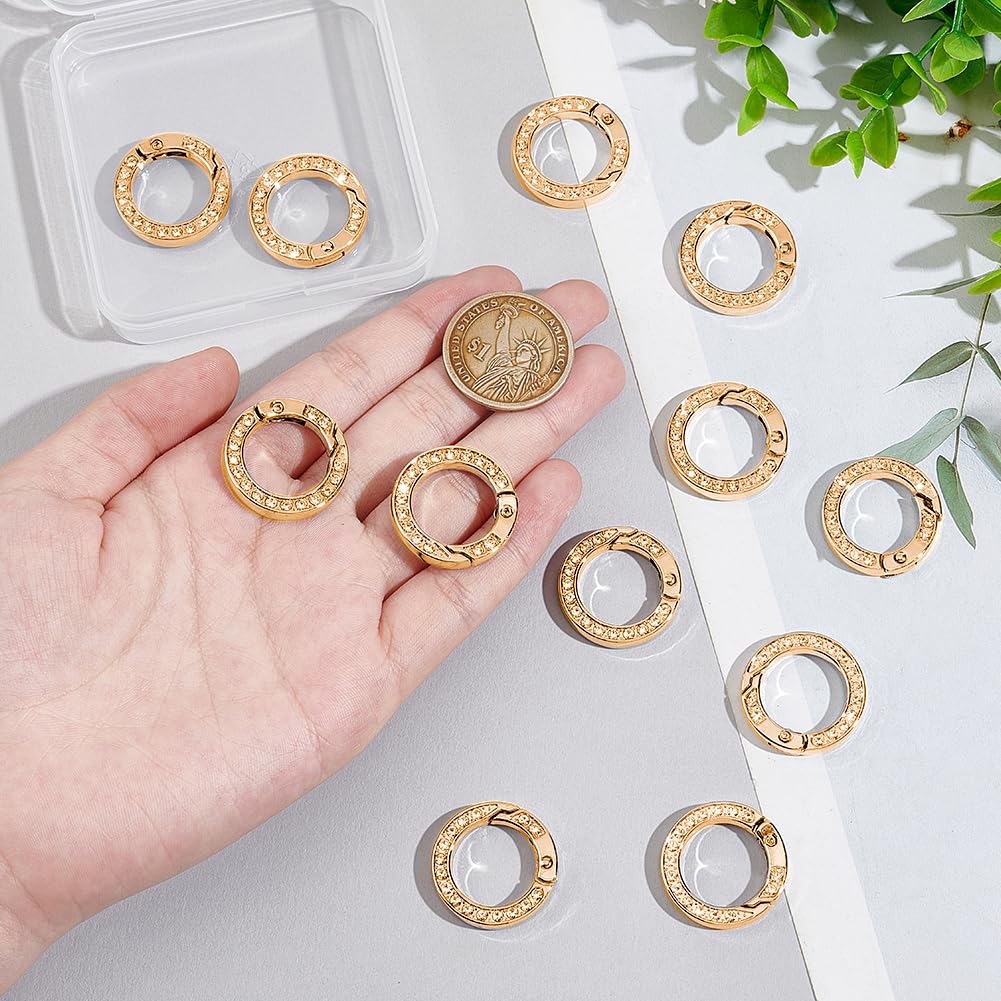 Decorazione Tavola 50 Anelli Tovagliolo Con Strass - Oro Per Matrimoni E Feste - Elegante