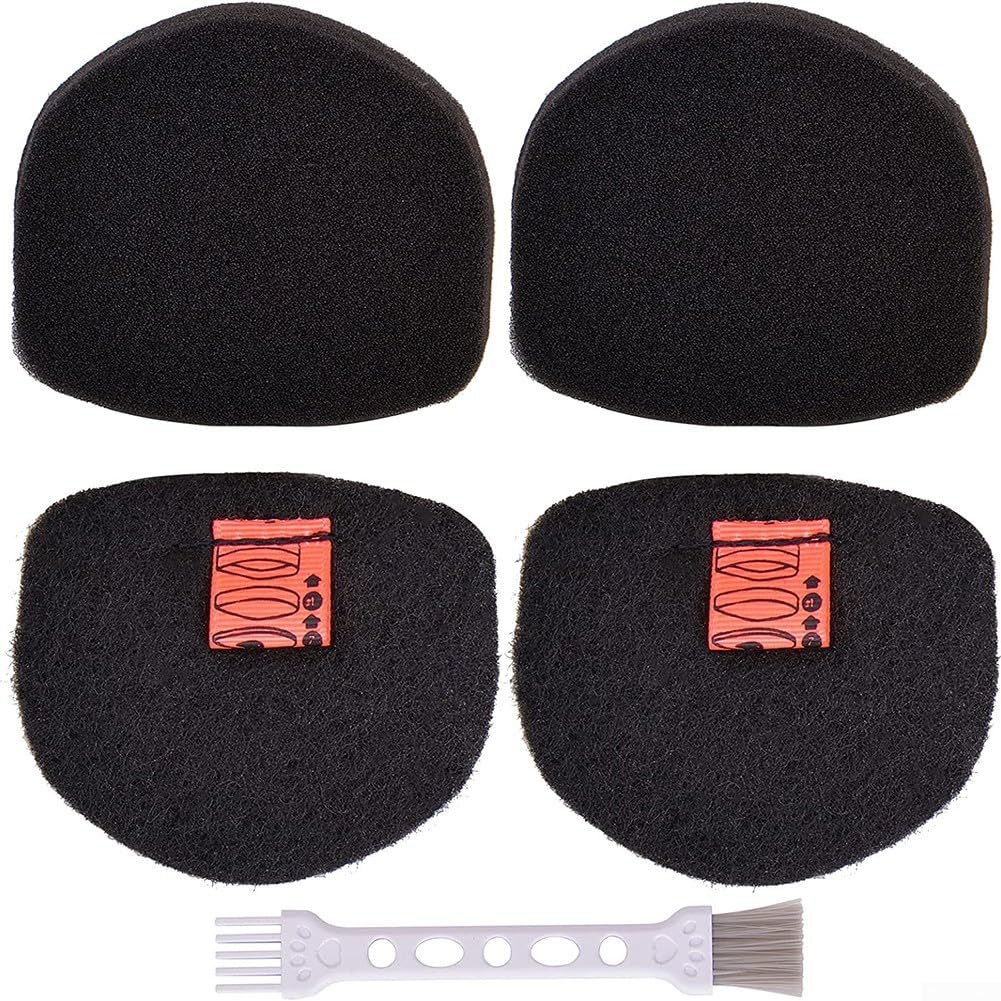 2 Pack Reusable Foam and Felt Filter for Shark Cordless Handheld CH901 CH951 CH951C CH900WM CH950 Matches XFTRCH900
