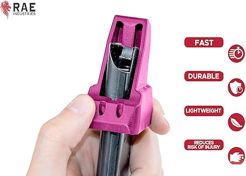 Miniatura 7 de RAEIND - dispositivo para cargar con rapidez cargadores de armas, para M&P Shield, Springfield XD-S, Ruger LCP, Sig 938, All Colt 1911 Single Stack,