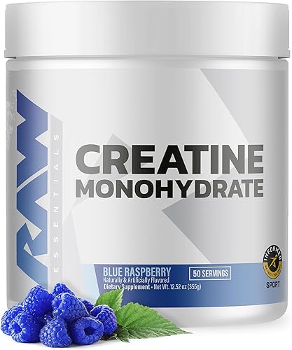 Miniatura 14 de RAW Nutrition Creatina monohidrato en polvo, sin sabor (30 porciones) – Suplemento de monohidrato de creatina micronizada para rendimiento