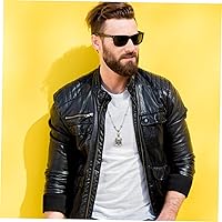 Vista 2 de BESPORTBLE Cross Bell Colgante Skull Man Accesorios de acero inoxidable