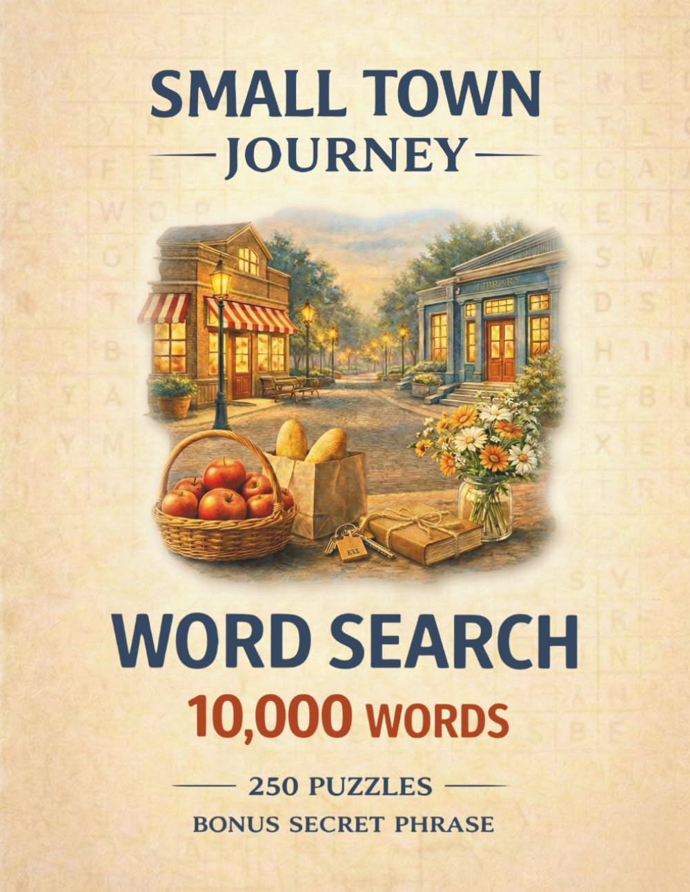Small Town Journey Word Search: 10,000 Words - 250 Puzzles - Bonus Secret Phrase (The Journey Word Search Series)