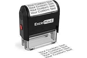 Custom Return Address Stamp with Up to 5 Lines of Text -...