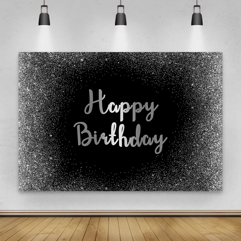 Fotohintergrund Silber-glitzernd – 1,5x0,9 M, Vinyl, Für Geburtstags-Shootings, Portrait, Partydekoration