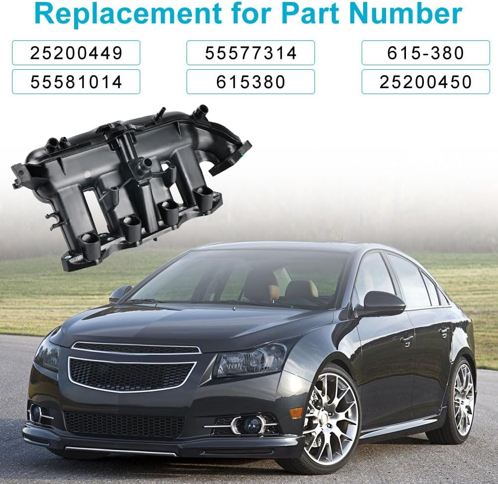 Intake Manifold Compatible with 2013-2020 Buick Encore/Chevy, Trax 2012-2019 Cruze 2012-2020 Sonic, Replacement for 25200449 55577314 55581014