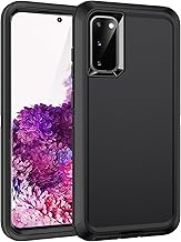 for Galaxy S20 5g Case,Shockproof Dropproof Dustproof 3-Layer Full Body Protection Rugged Heavy Duty High Impact Hard Cover Case for Galaxy S20 6.2 inch,Black