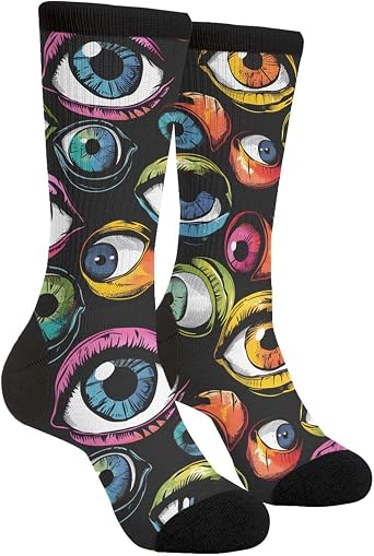 Funny Novelty Socks Casual Athletic Crazy Cute Crew Socks For Women Men