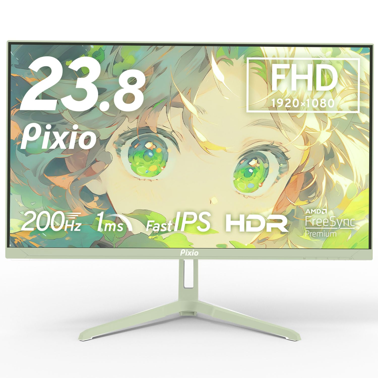 Amazon.co.jp: Pixio PX248 Wave Mint Green ゲーミングモニター  