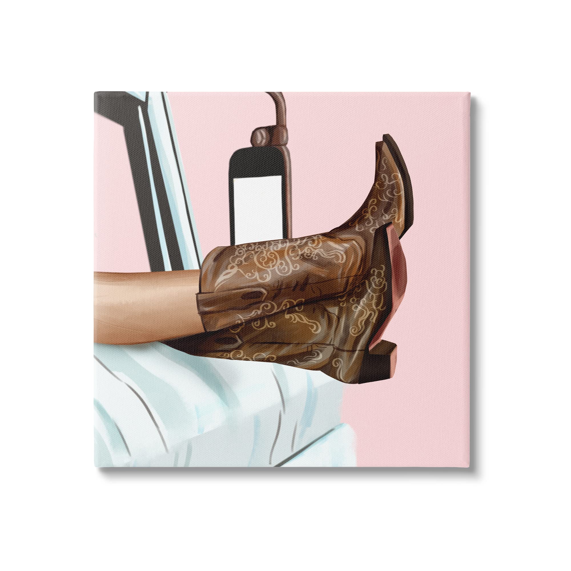 Stupell Industries Country Girl Cowboy Boots Car Canvas Wall Art, Design by Ziwei Li
