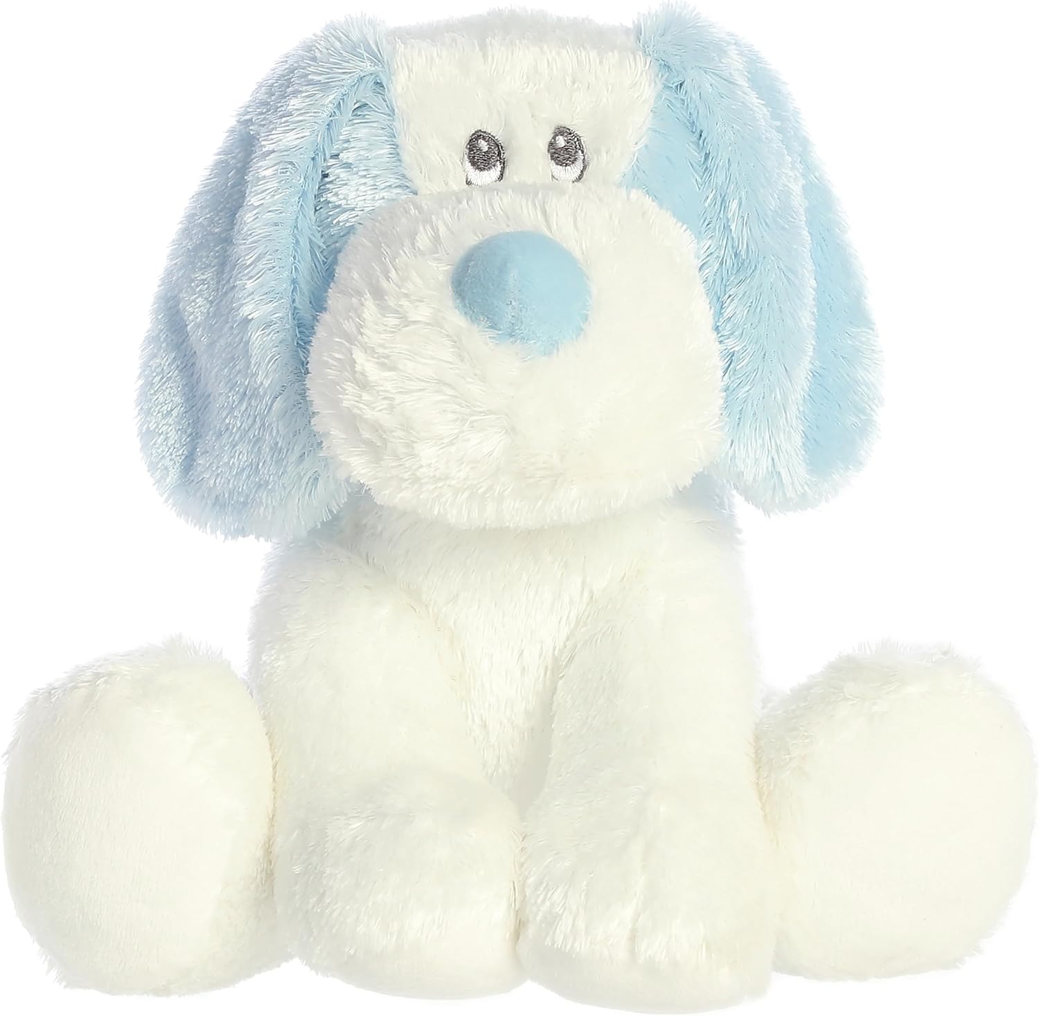 Aurora® Playful Scruff™ Baby Stuffed Animal - Soft & Cuddly Toy - Imaginative Play - Blue 9.5 Inches
