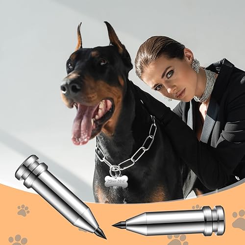 Miniatura 3 de Zhehao Herramienta de grabado con punta de grabado, herramienta de grabado con 6 piezas de metal surtido de estampación en blanco compatible con